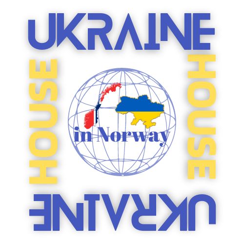 logo ukraine house in norway 300
